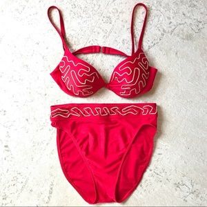 Vintage La Blanca Super High Waisted Bikini